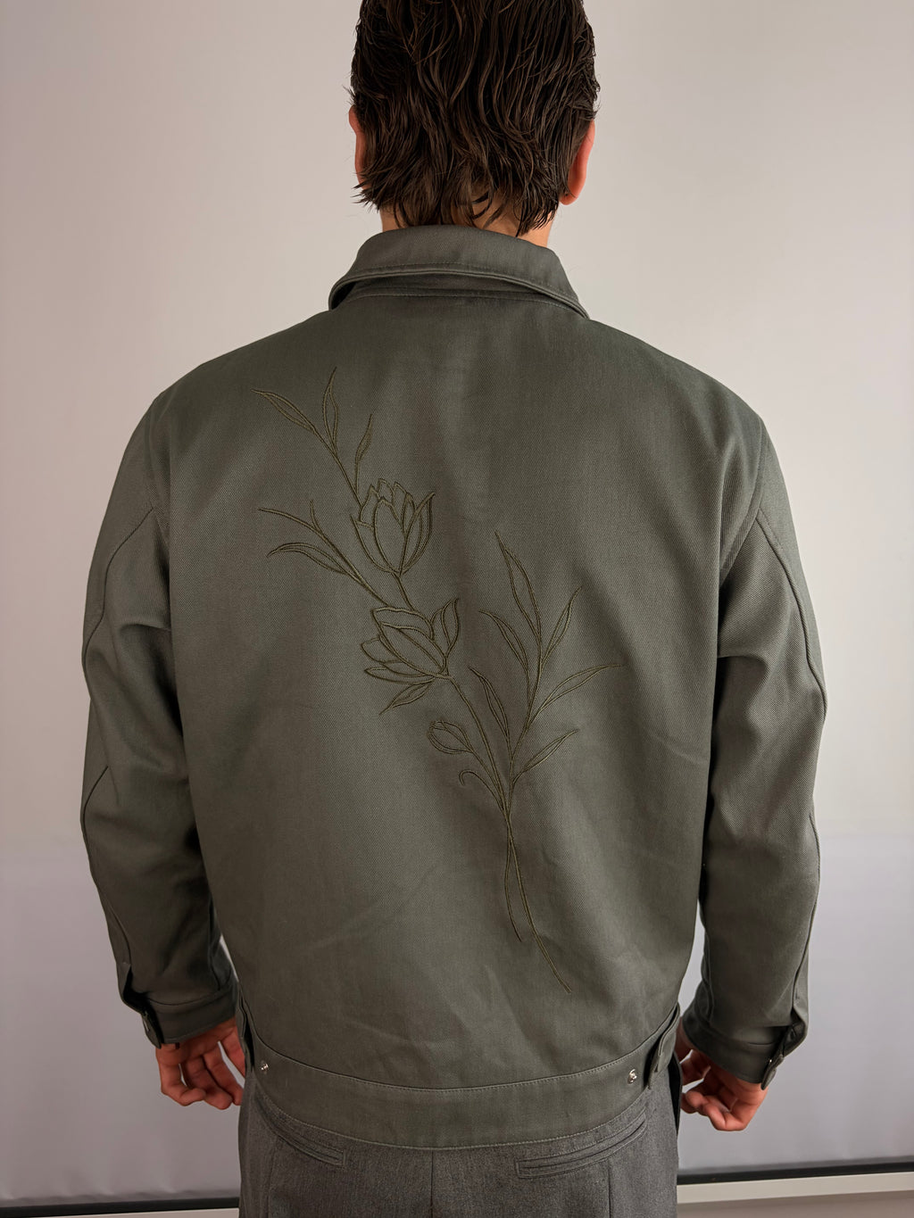 Olive Green Work Jacket