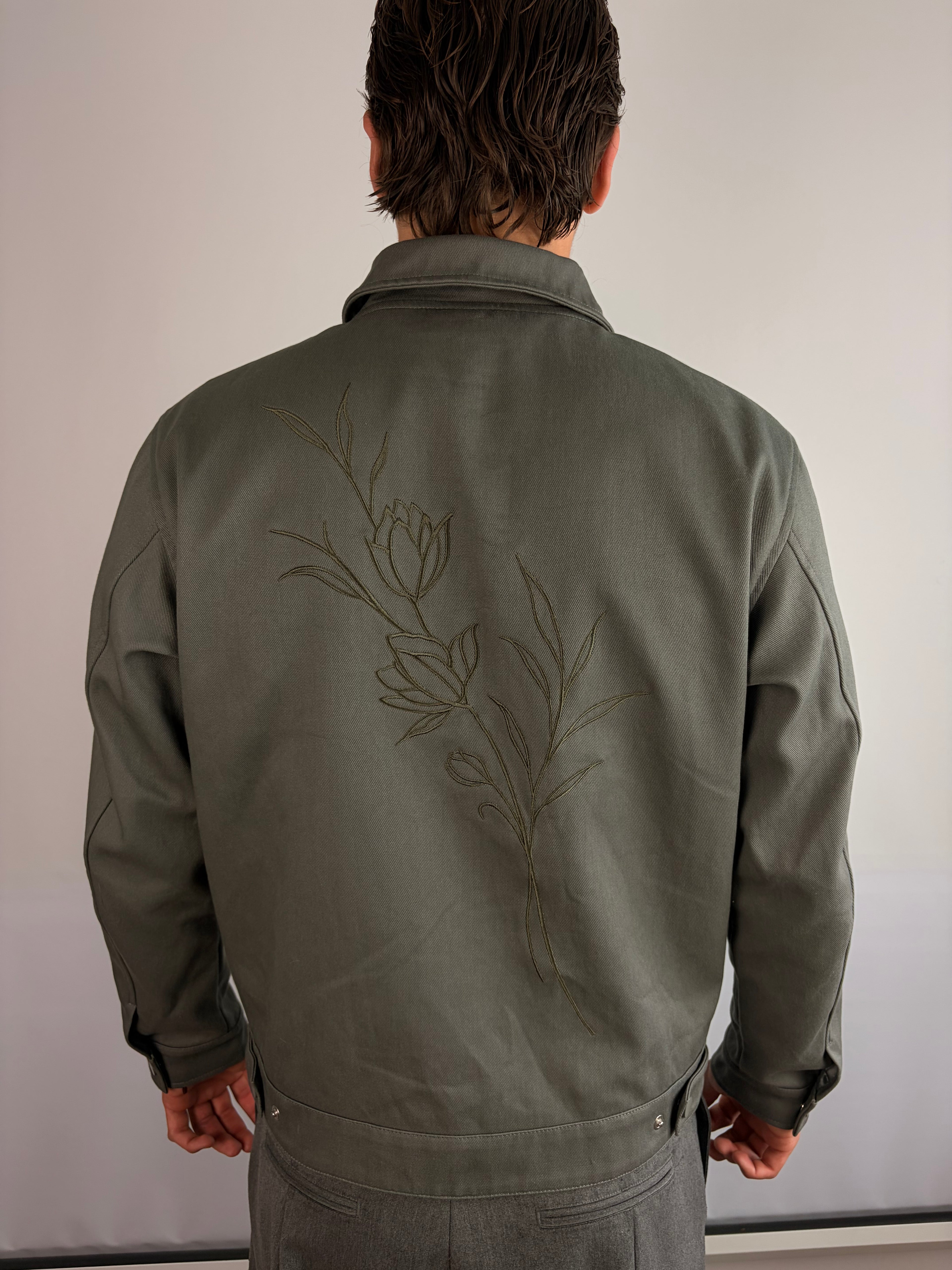 Olive Green Work Jacket