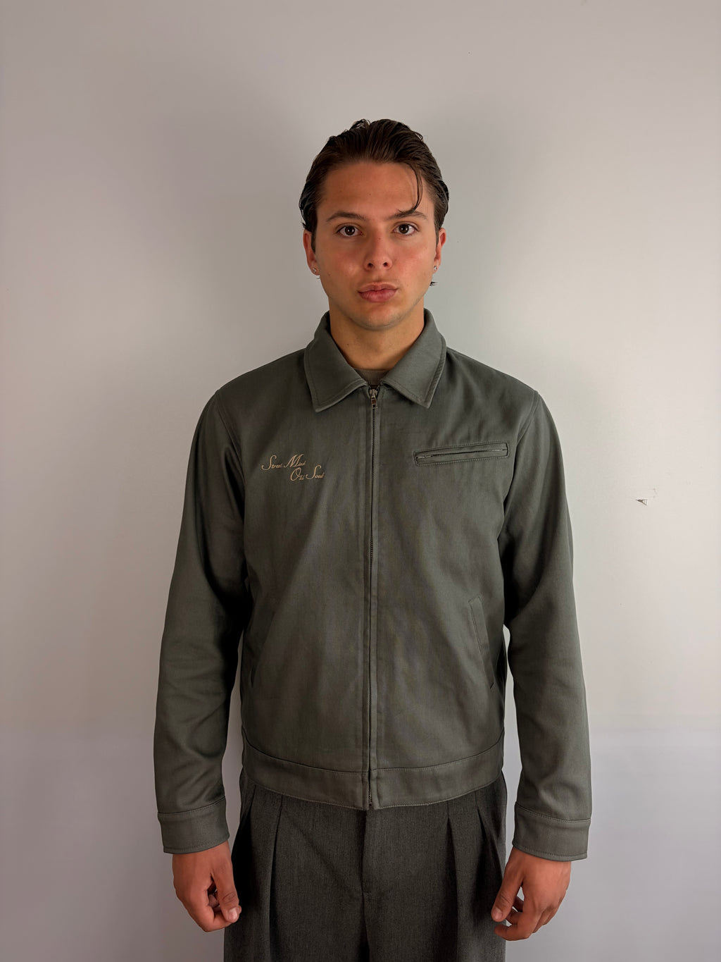 Olive Green Work Jacket