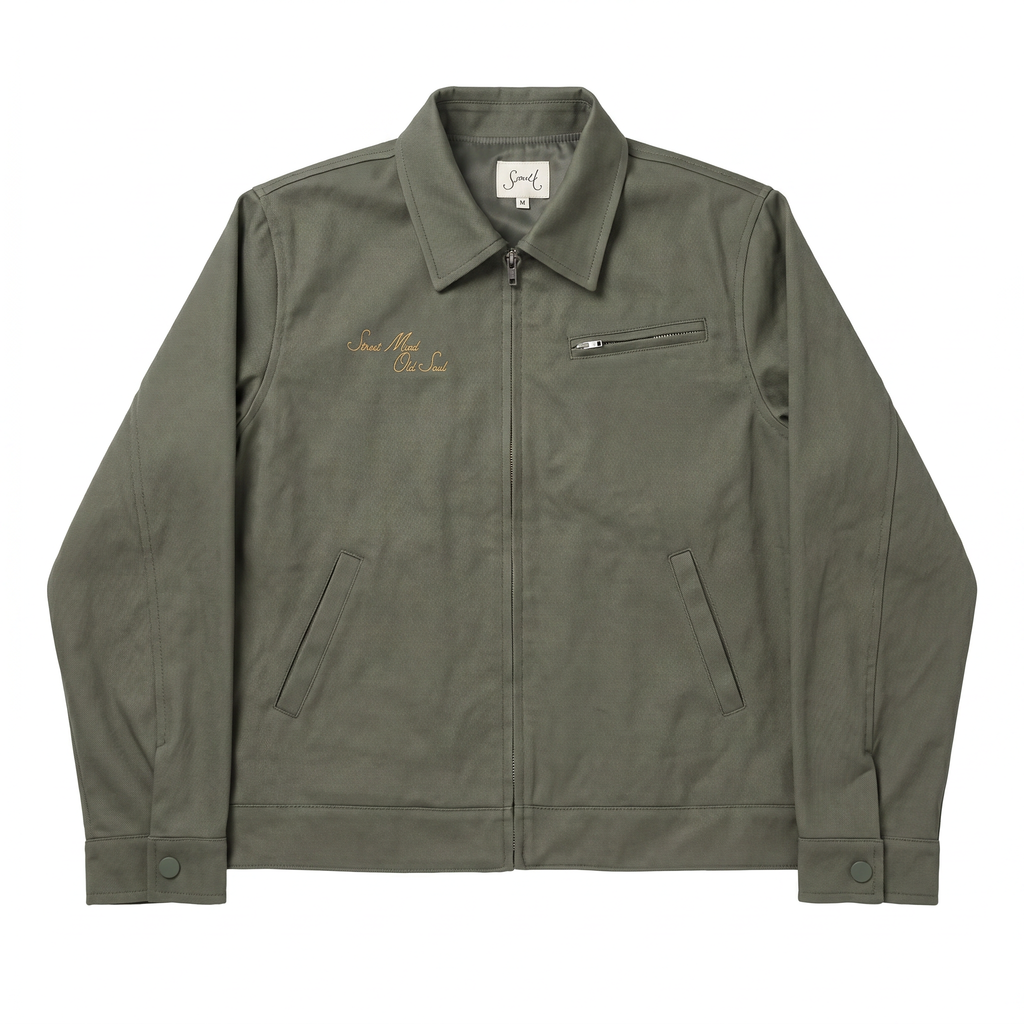 Olive Green Work Jacket