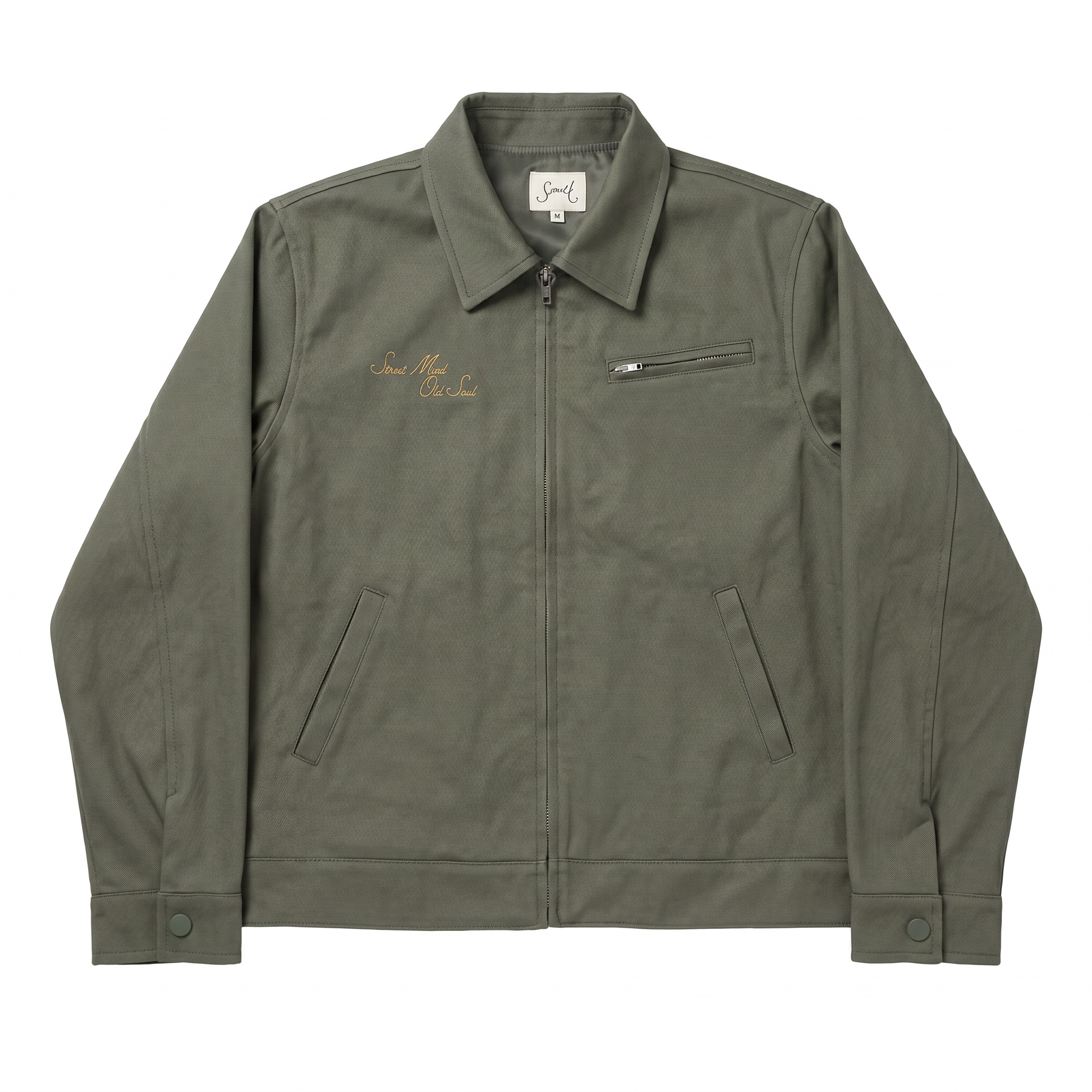 Olive Green Work Jacket