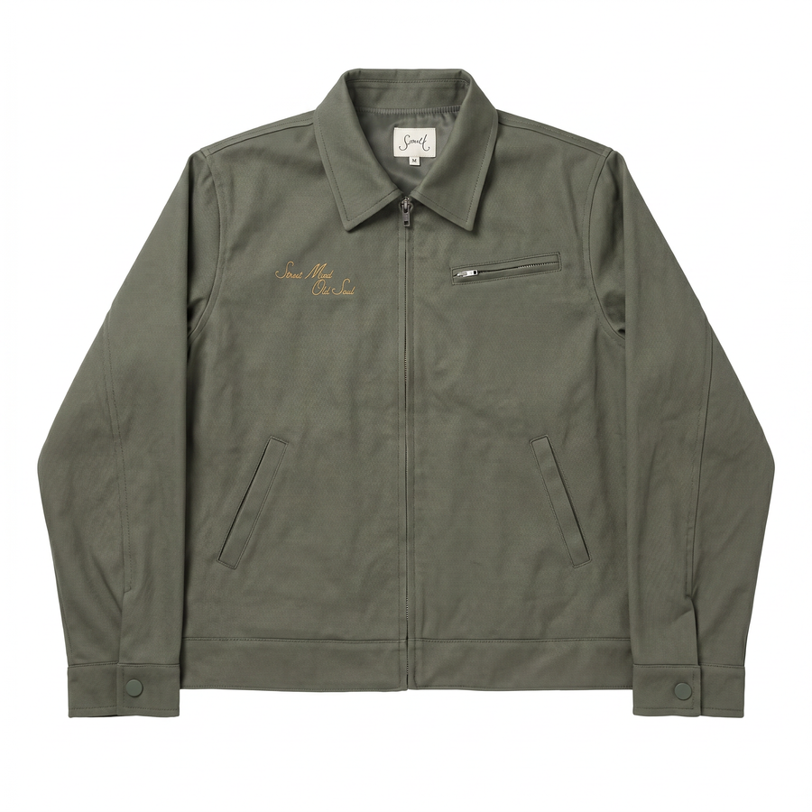 Olive Green Work Jacket